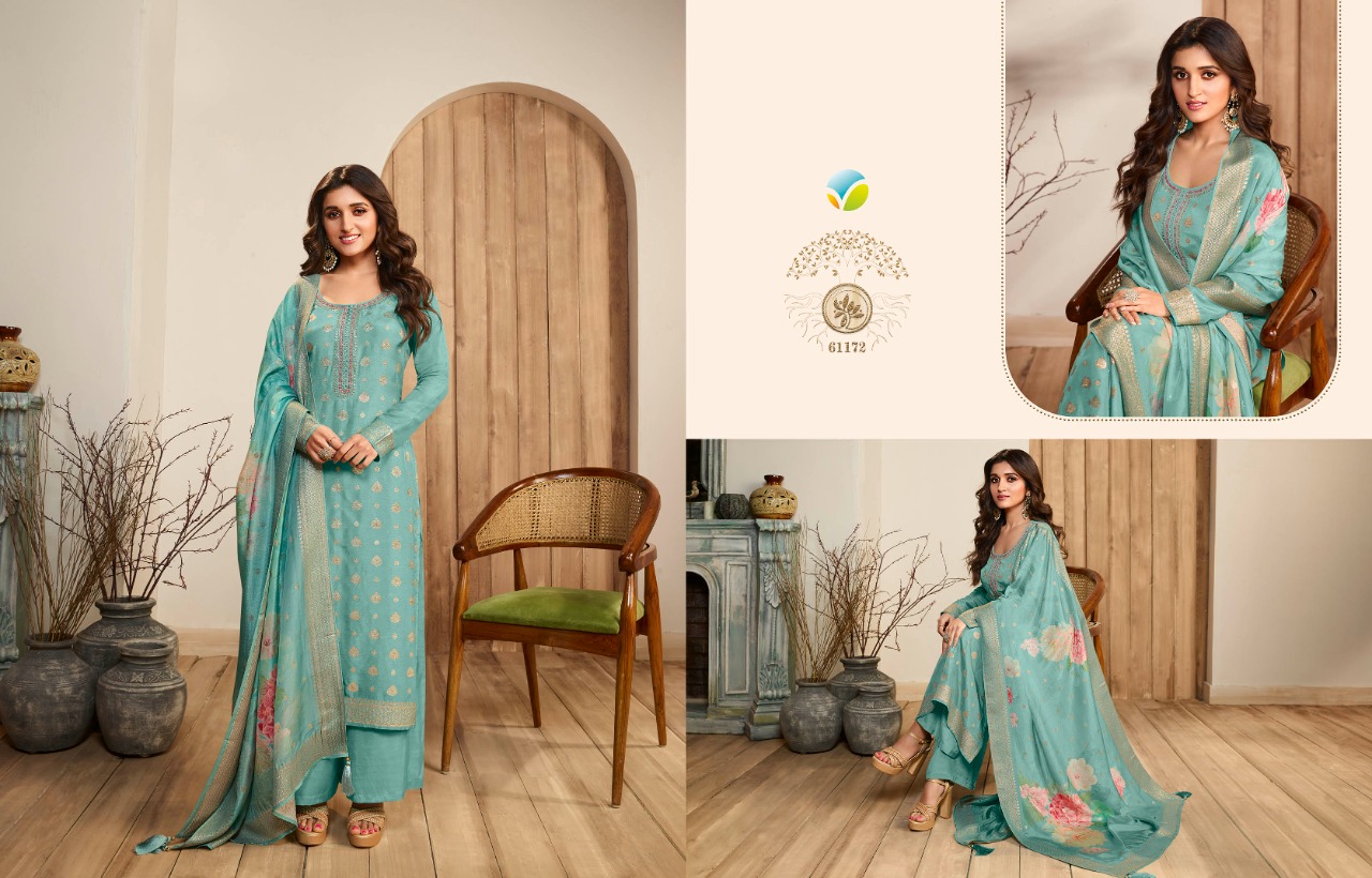 vinay fashion kaseesh Zareena 4 dola gorgeous  look salwar suit catalog