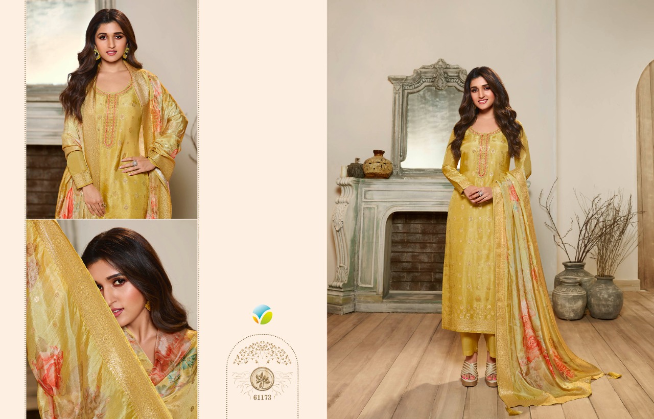 vinay fashion kaseesh Zareena 4 dola gorgeous  look salwar suit catalog