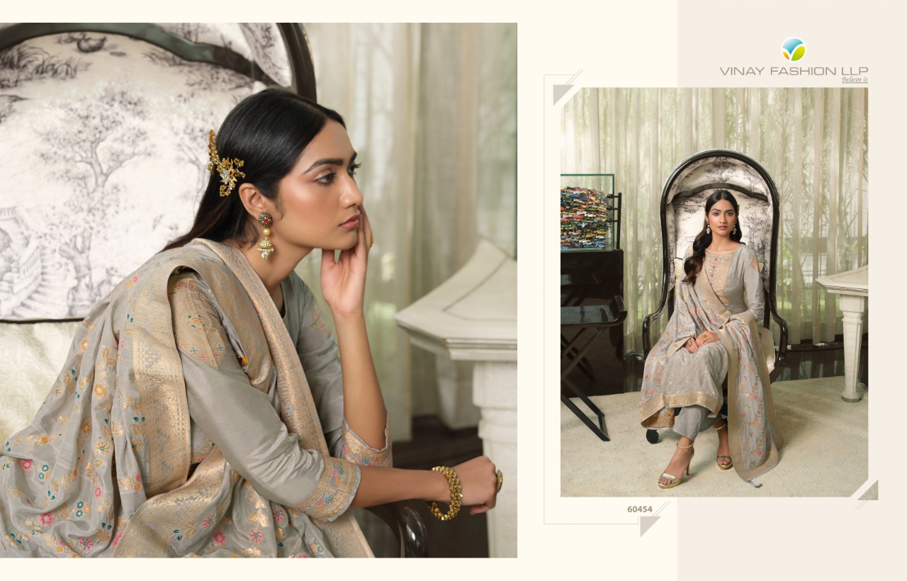 vinay fashion kervin inspire bemberg attractive salwar suit catalog