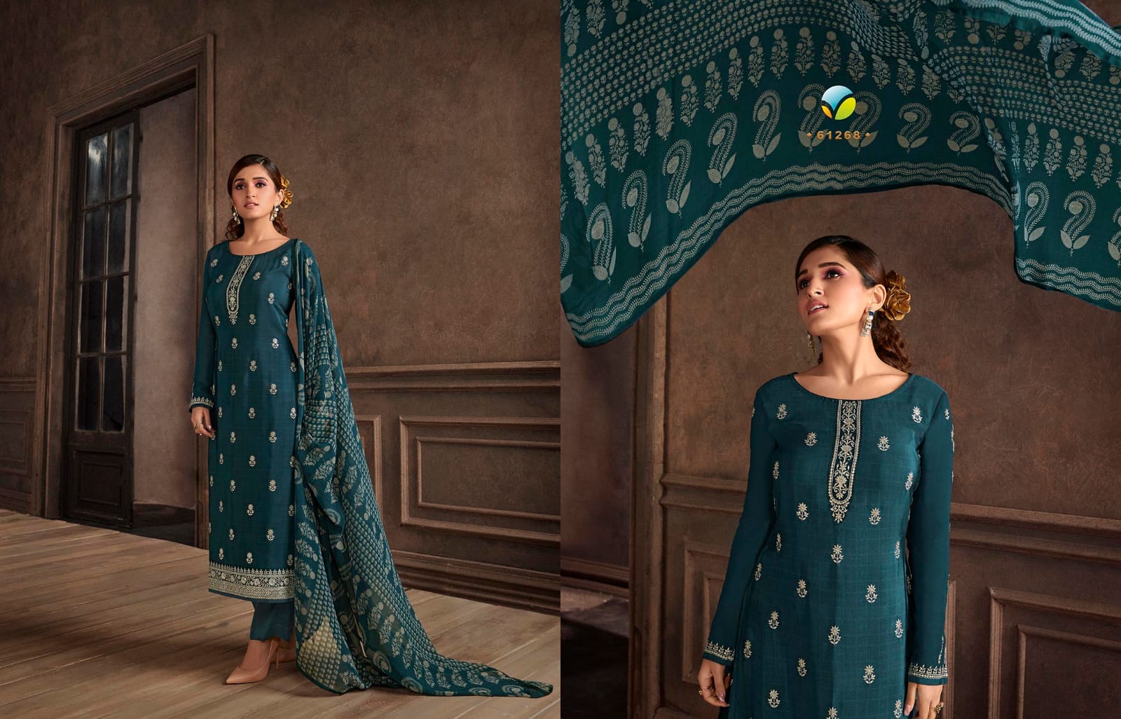 vinay fashion silkina royal crape 39 georgette exclusive look kurti catalog