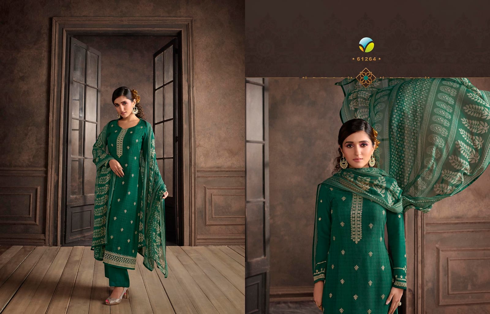 vinay fashion silkina royal crape 39 georgette exclusive look kurti catalog