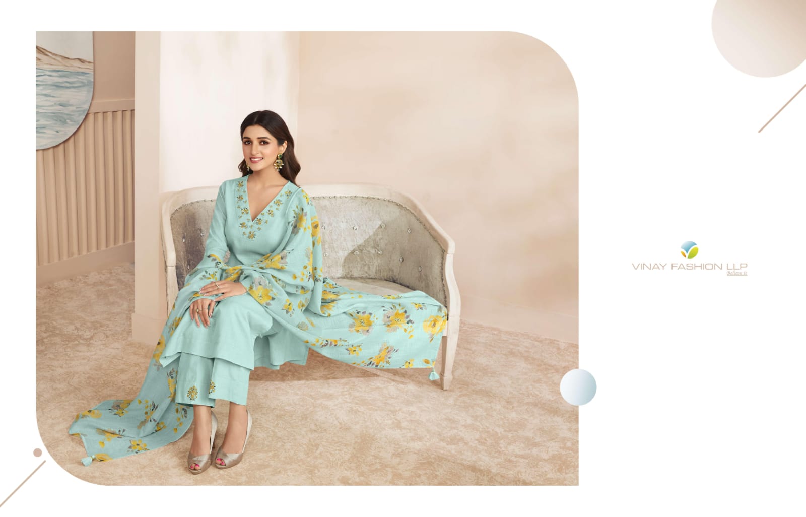 vinay fashion Tumbaa gulnaaz linen gorgeous look salwar suit catalog