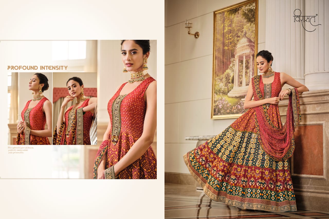 virasat soundhria Killer Silk gorgeous look gown catalog