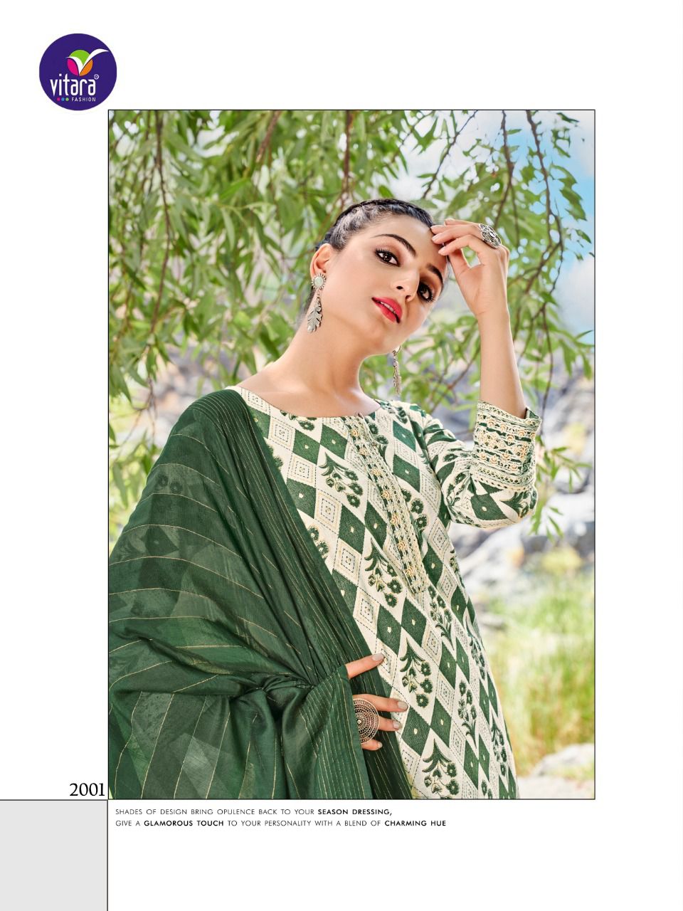 vitara fashion aurelius capsul  new and modern style top pant with dupatta catalog