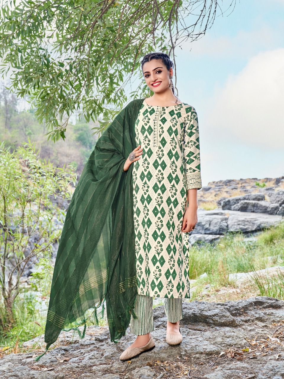 vitara fashion aurelius capsul  new and modern style top pant with dupatta catalog