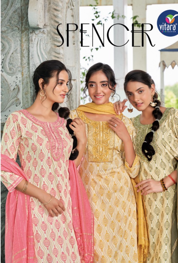 vitara fashion spencer capsul  new and modern style top bottom with dupatta catalog