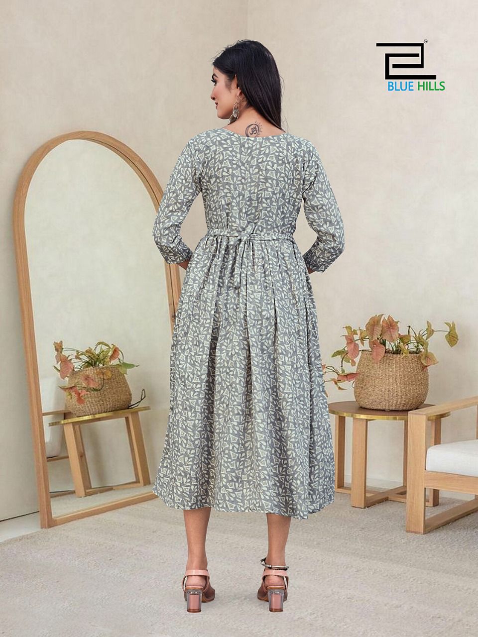 blue hills good news Capsule mill print astonishing kurti catalog