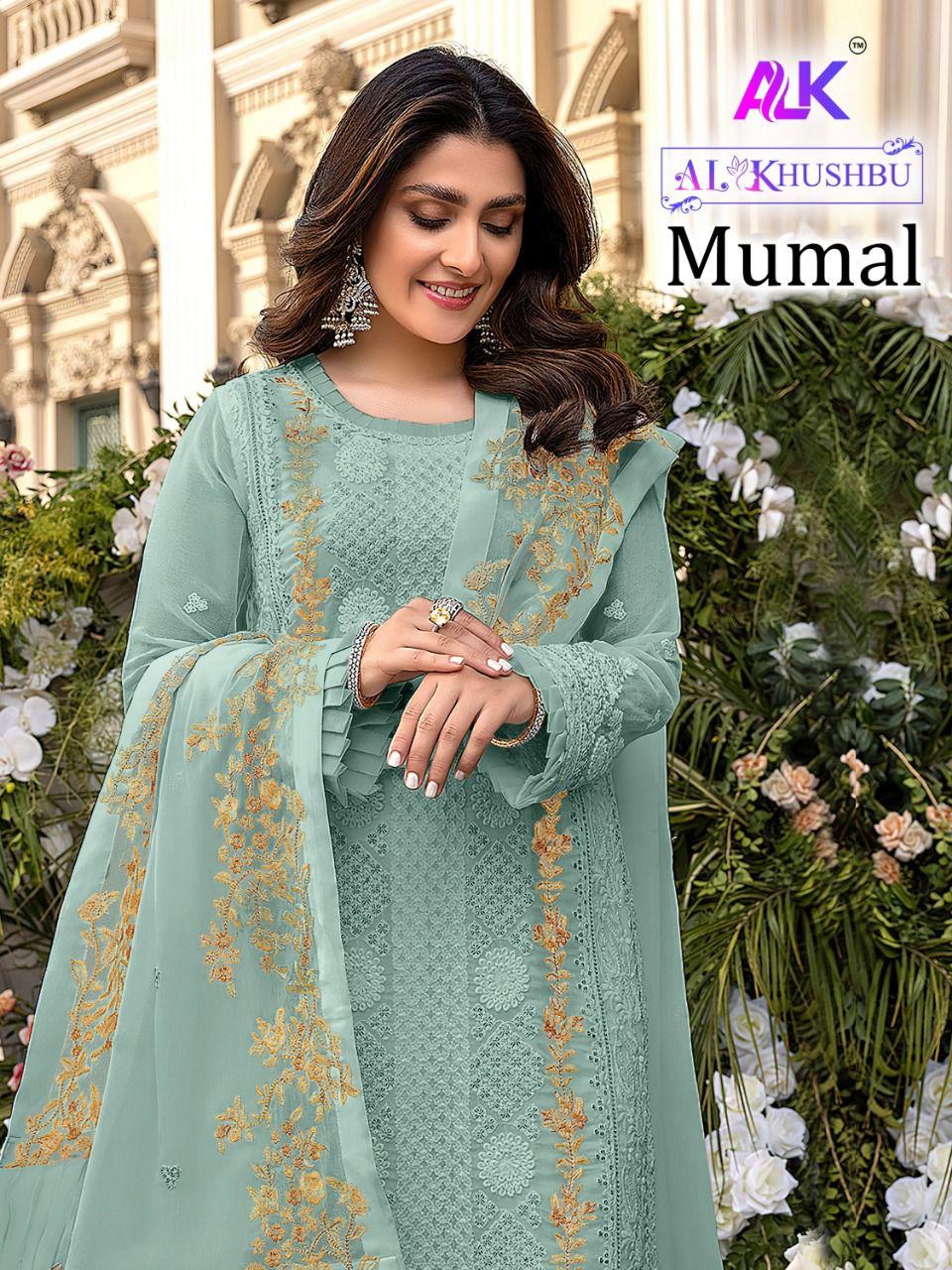 al khushbu mumal vol 1 georgette exclusive look salwar suit catalog