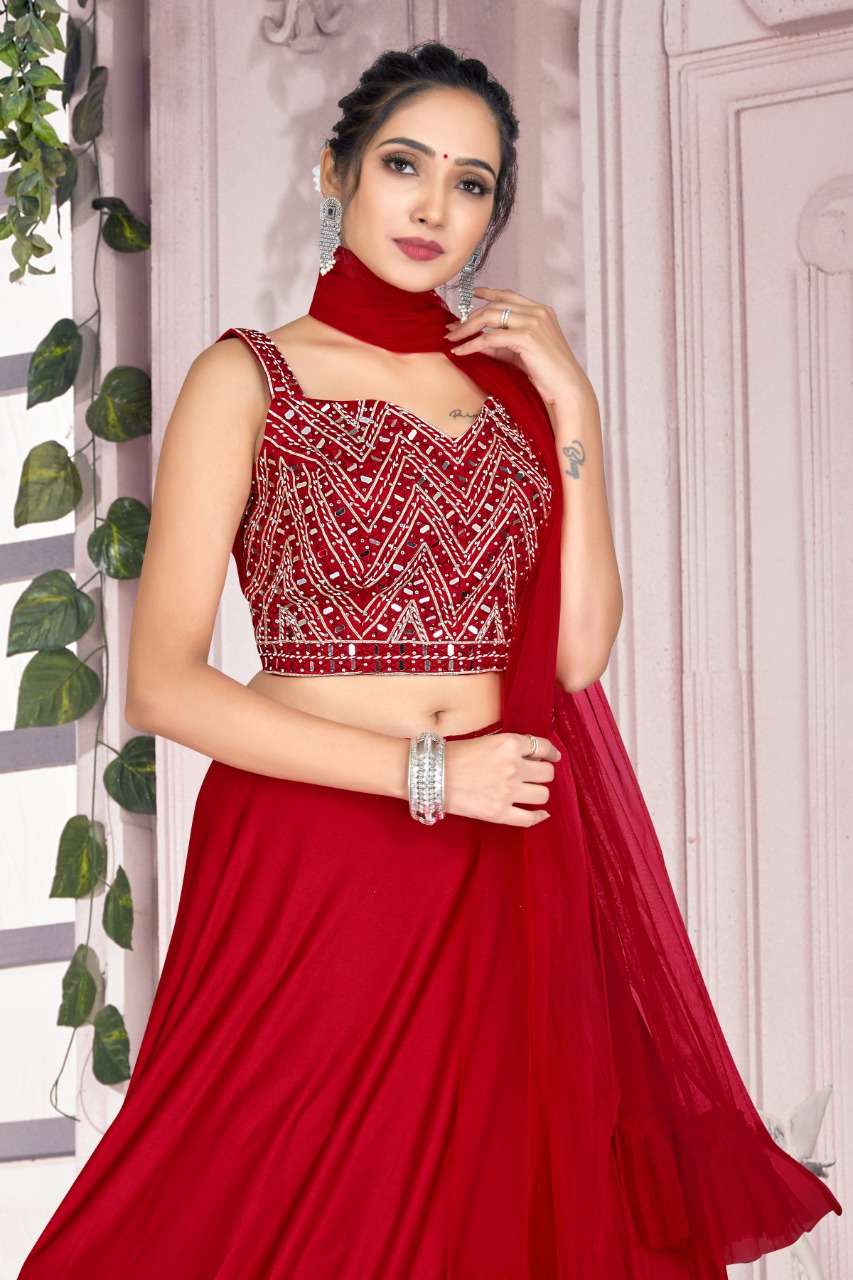 amoha trendz d no c 3666 Imported lycra gorgeous look lehnga catalog