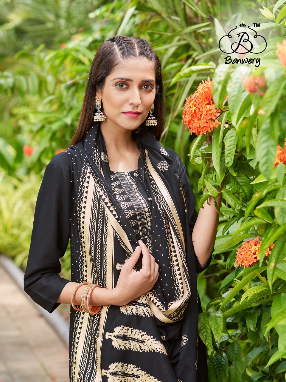 Banwery Fashion ramuloo ramulaa rayon elegant look Kurti and dupatta catalog