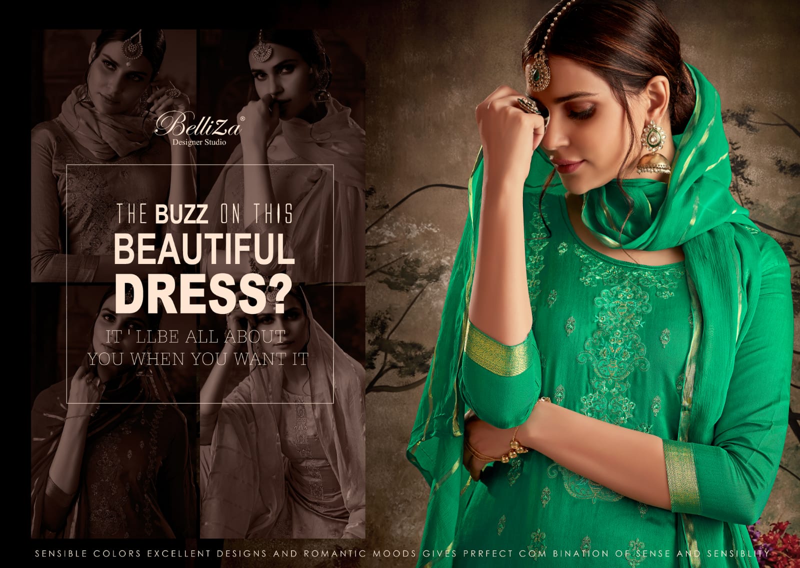 beliza desianer studio zarna silk astonishing  salwar suit catalog