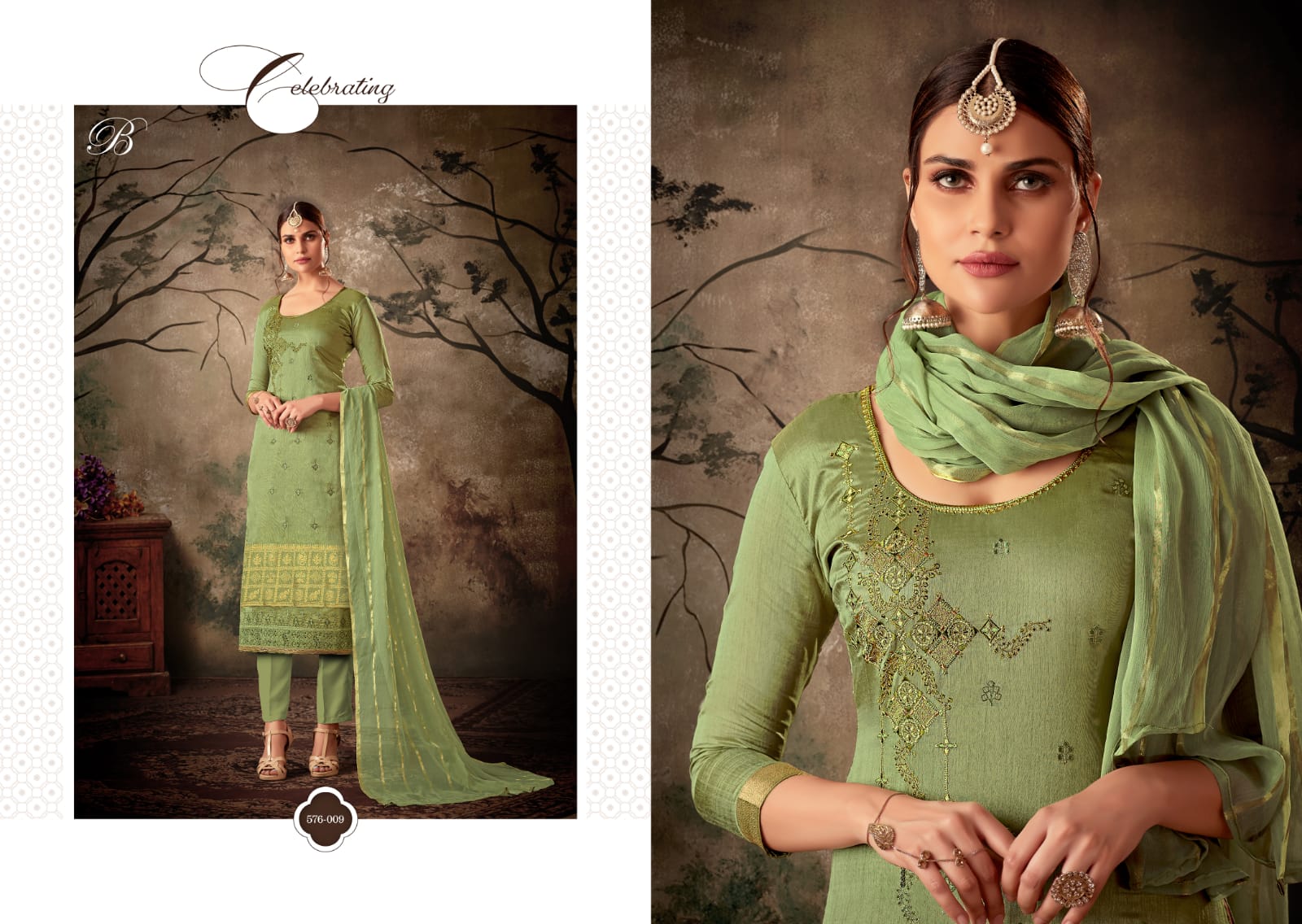 beliza desianer studio zarna silk astonishing  salwar suit catalog