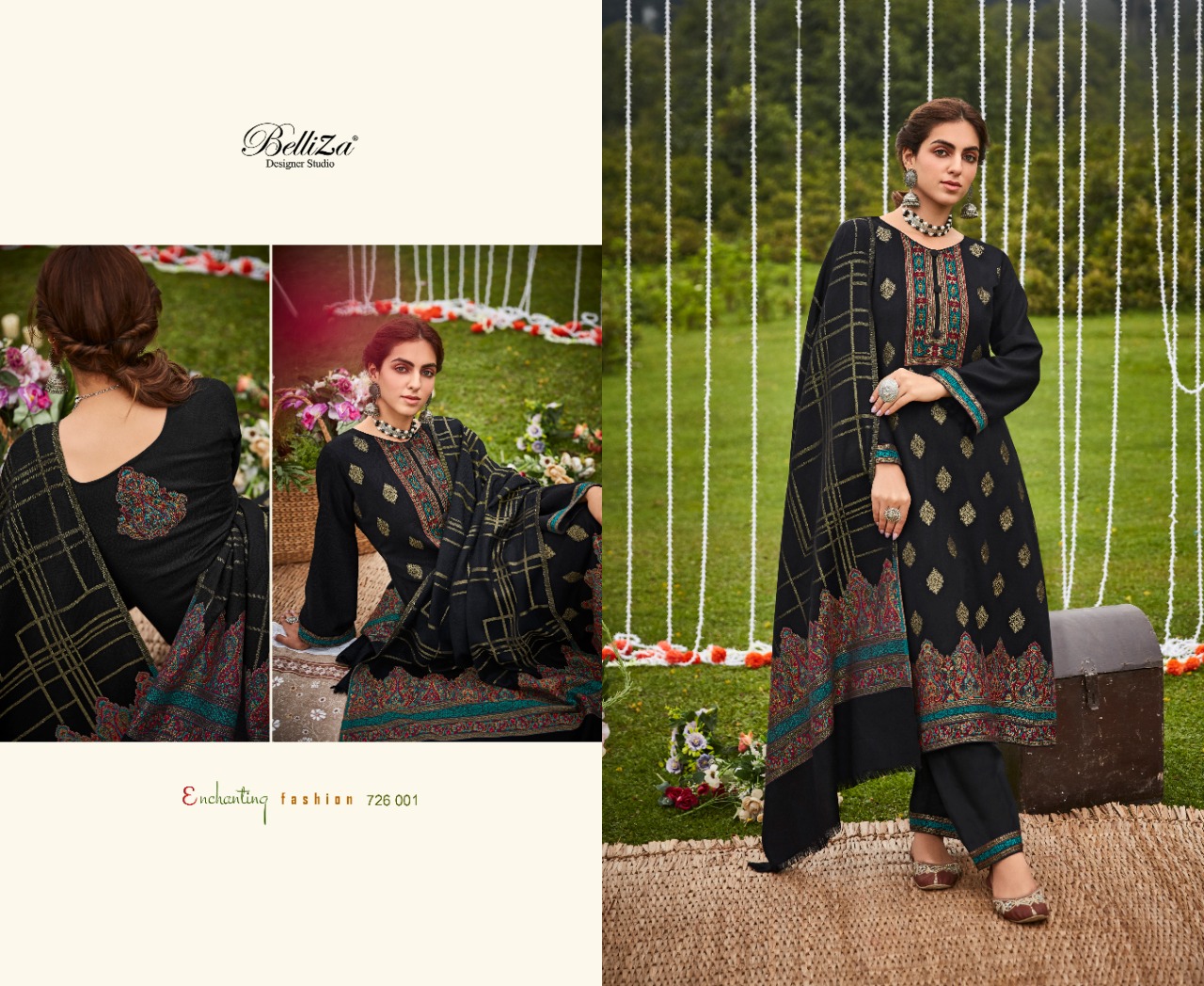 belliza designer studio gulbano psahmina exclusive print salwar suit catalog