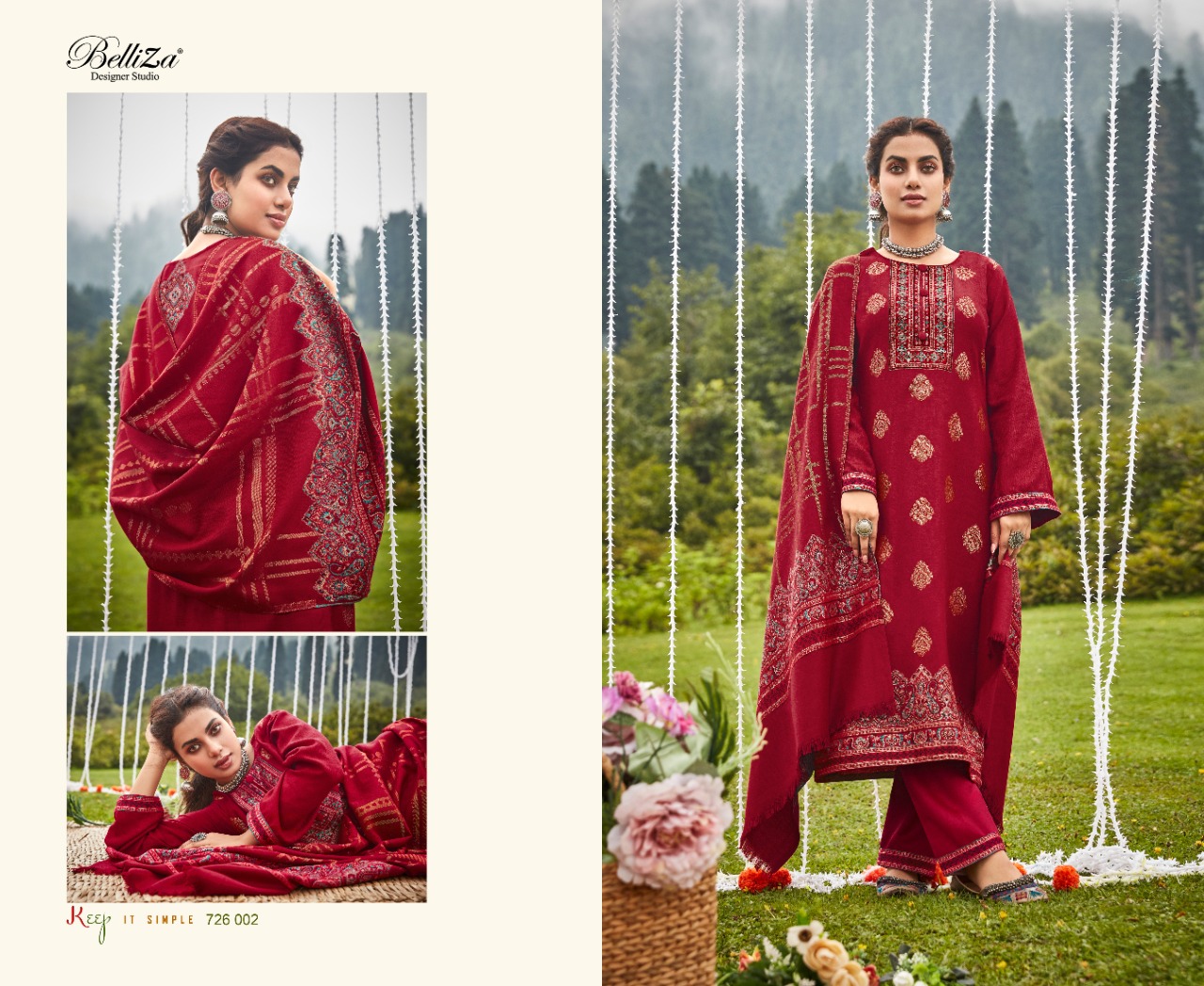 belliza designer studio gulbano psahmina exclusive print salwar suit catalog