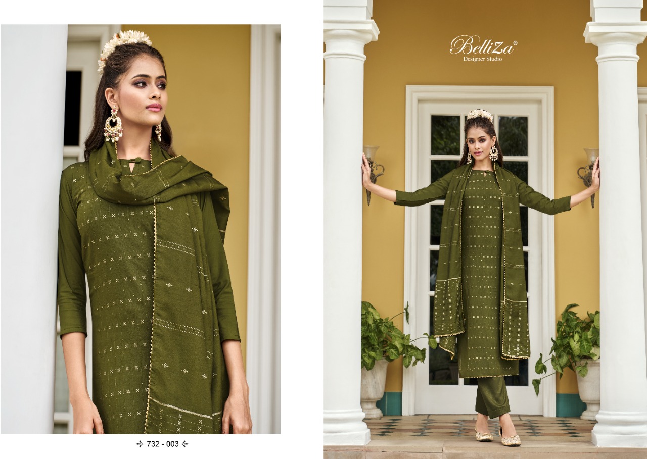 belliza designer studio nimrat silk regal look salwar suit catalog