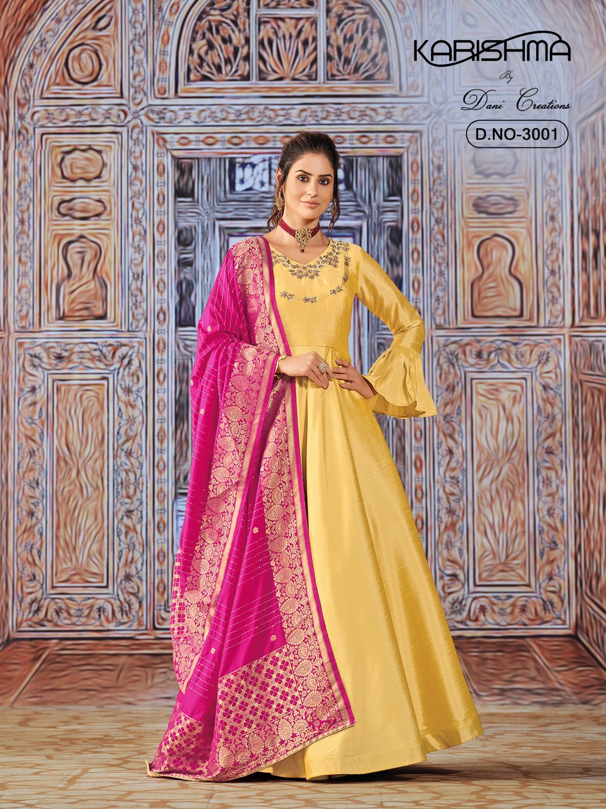 dani Karishma Vol 3 art silk gorgeous look top Bottom  with dupatta catalog