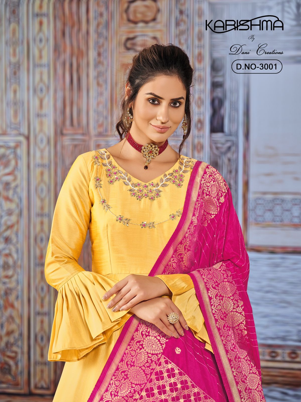 dani Karishma Vol 3 art silk gorgeous look top Bottom  with dupatta catalog