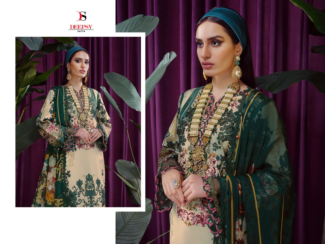 deepsy suit bliss 22-3 pasmina decent embroidery look salwar suit catalog