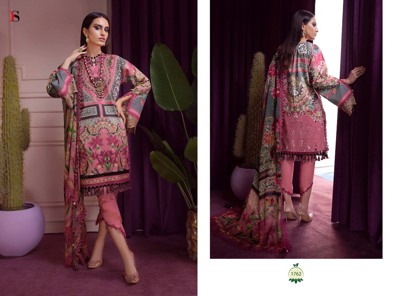 deepsy suit bliss 22-3 pasmina decent embroidery look salwar suit catalog