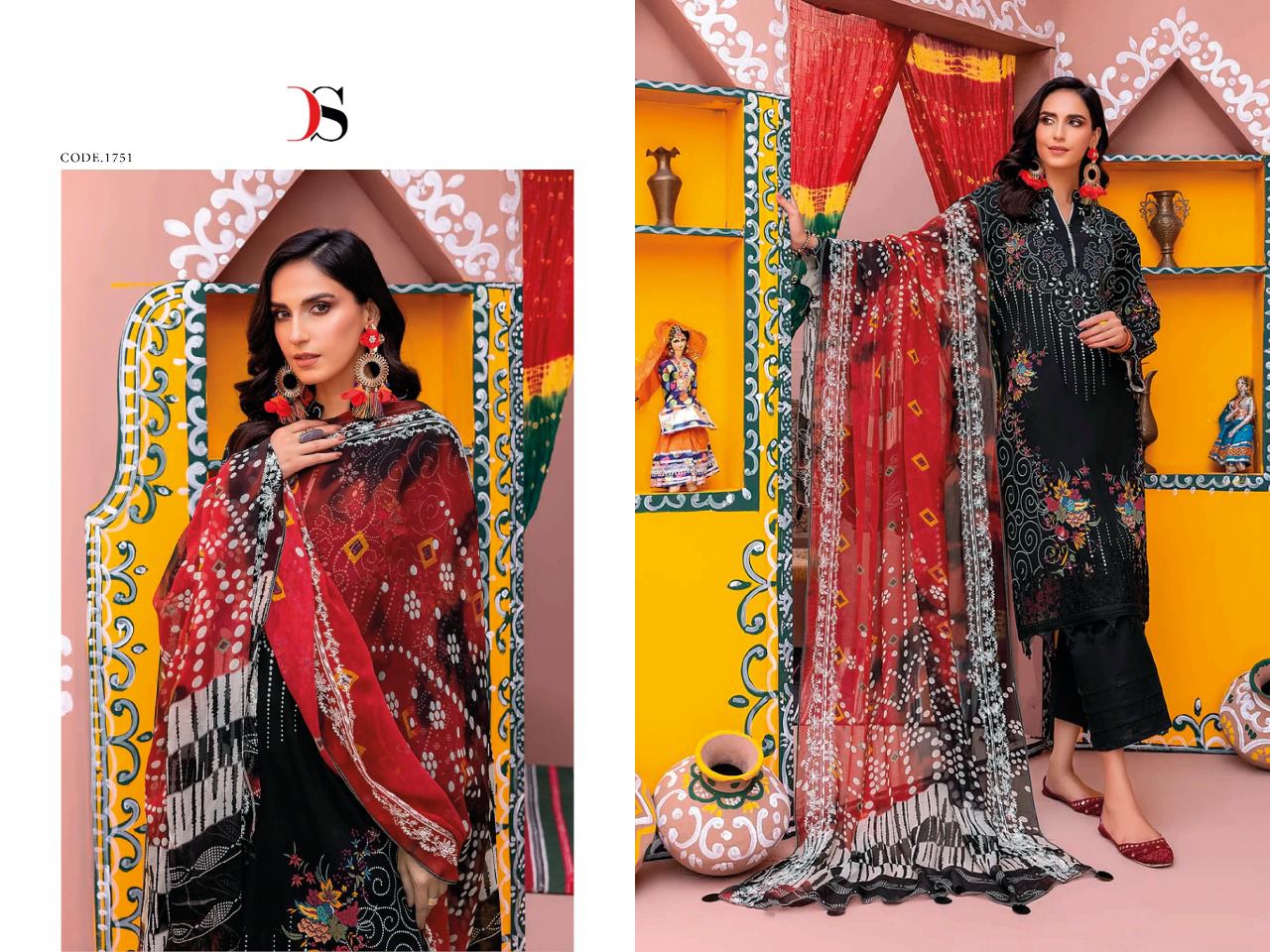 deepsy suit gulbano pashmina decnt look salwar suit catalog