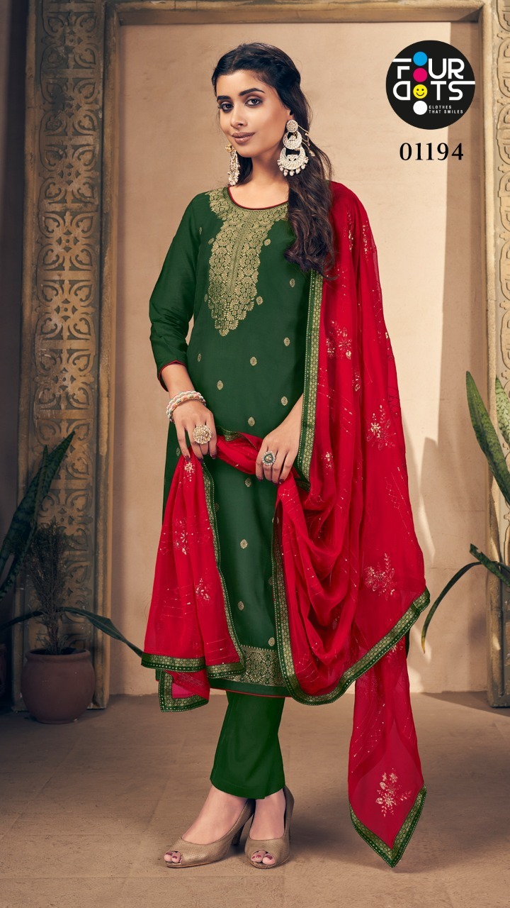 fourdots bela russian graceful look salwar suit catalog