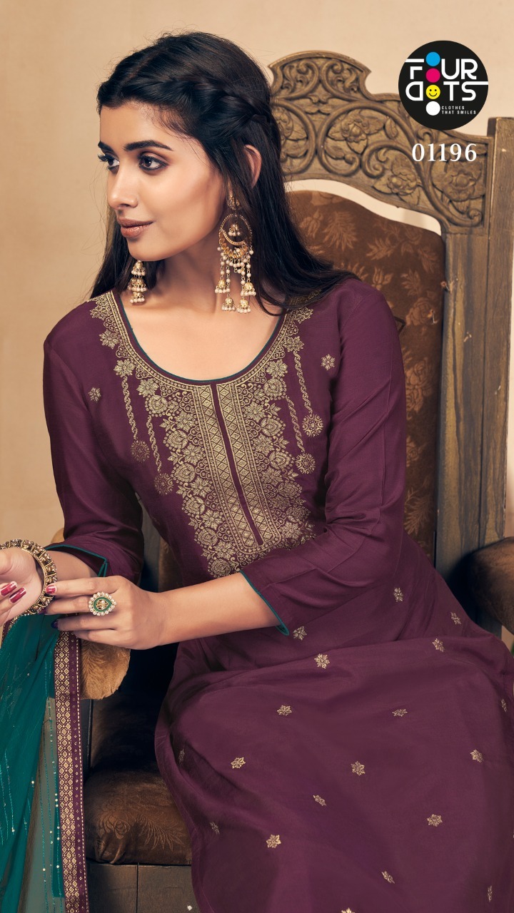 fourdots bela russian graceful look salwar suit catalog