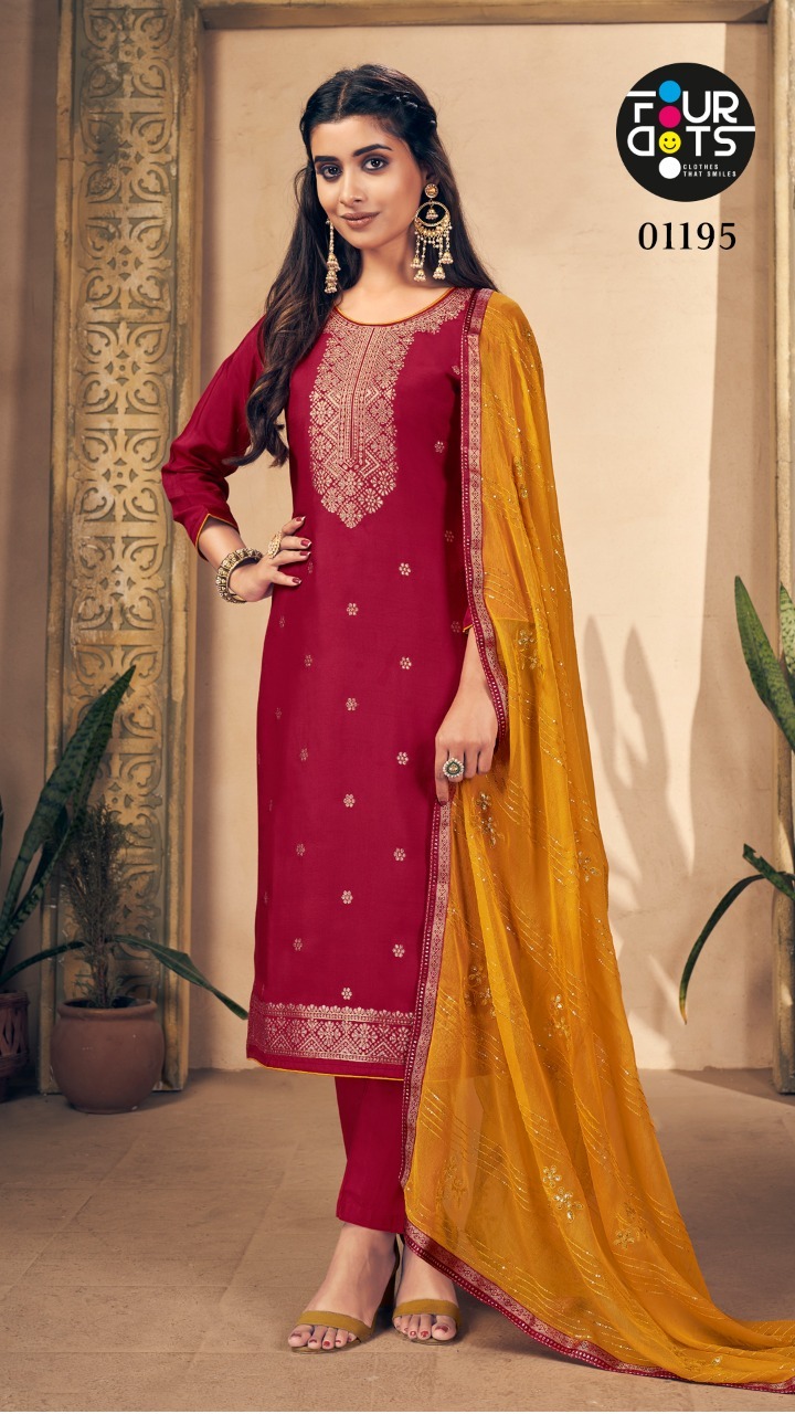 fourdots bela russian graceful look salwar suit catalog