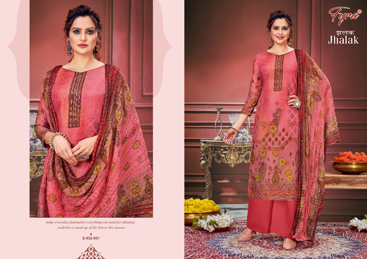 fyra alok suit jhalak muslin affordable prise salwar suit catalog