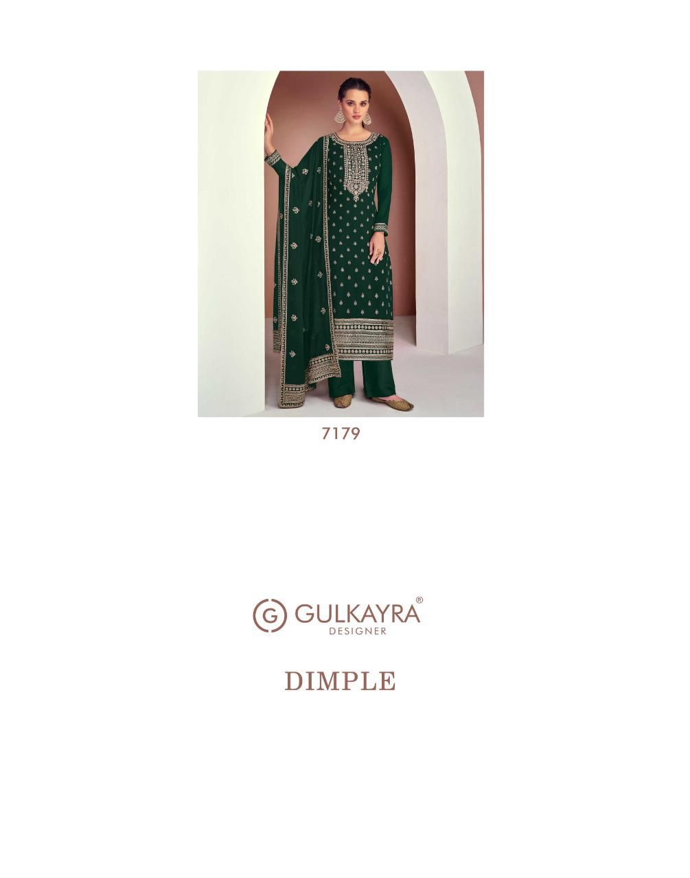 gulkayra designer dimple georgette gorgous look salwar suit catalog