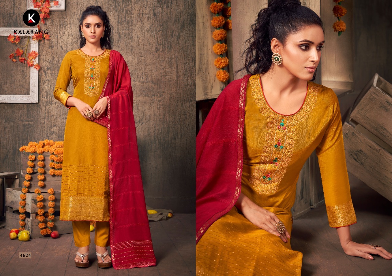 kalarang arth muslin elegant look salwar suit catalog