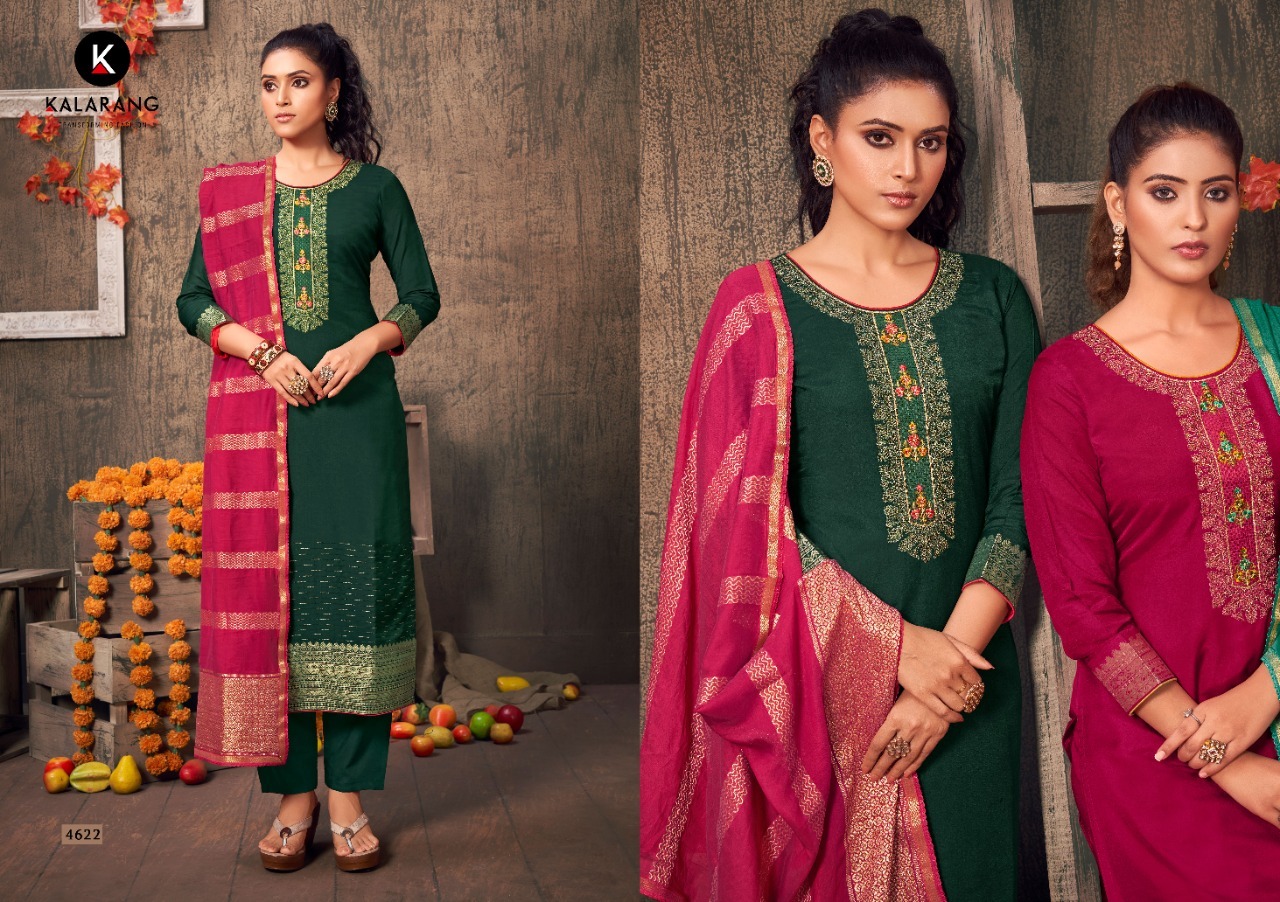 kalarang arth muslin elegant look salwar suit catalog