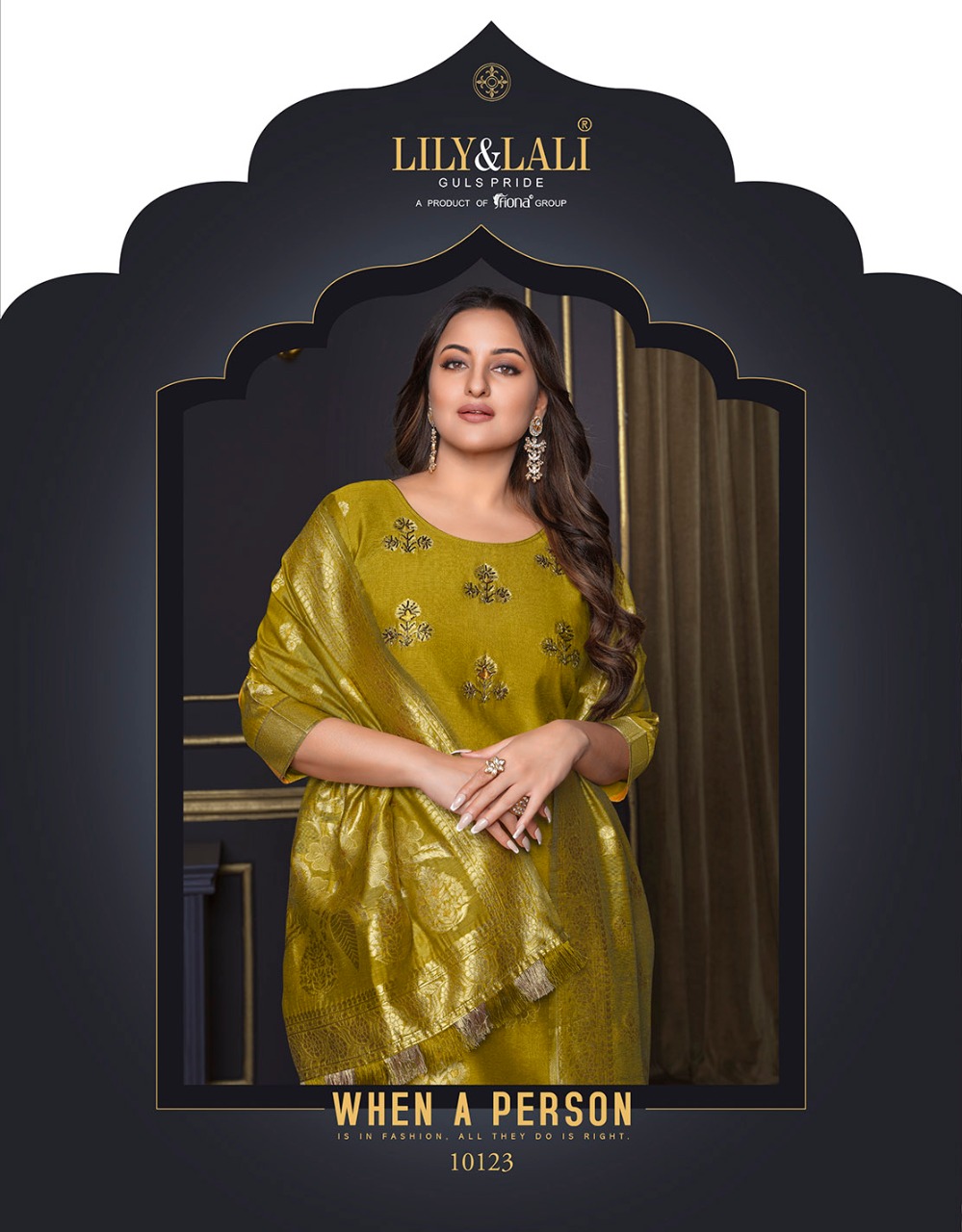 lily and lali silk kari 2 Banarasi Jacquard Spun Silk regal look top bottom with dupatta catalog