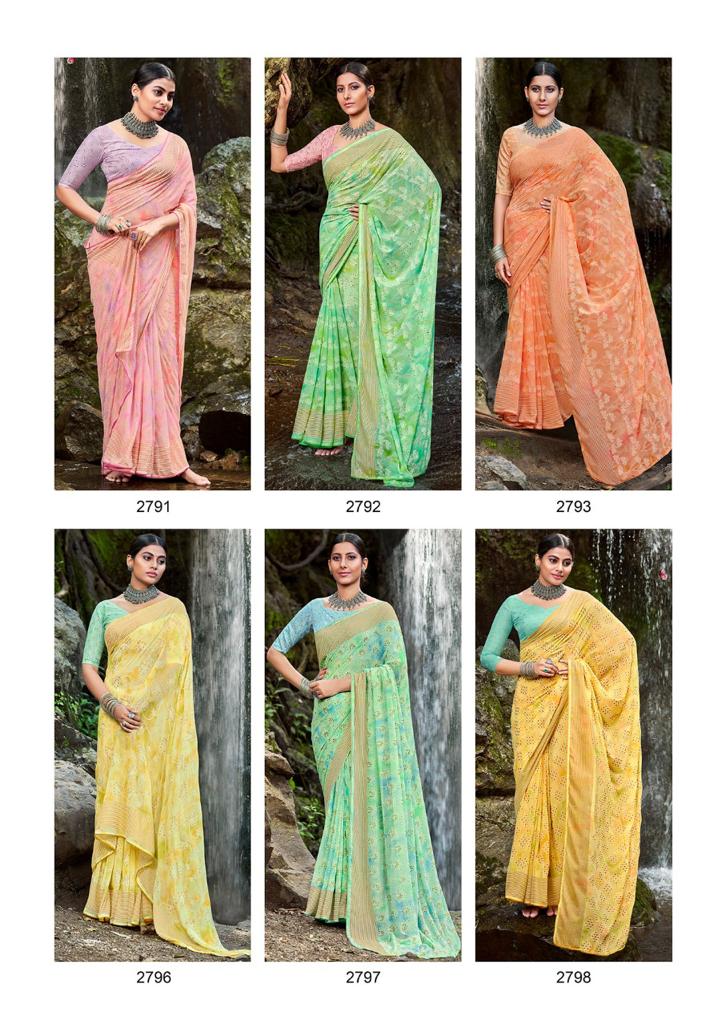 lt kashvi creation avni georgette exclusive print saree catalog