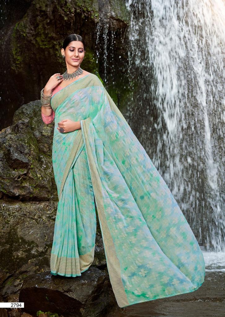 lt kashvi creation avni georgette exclusive print saree catalog