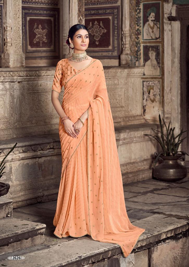 lt kashvi creation gargi georgette decent look saree catalog