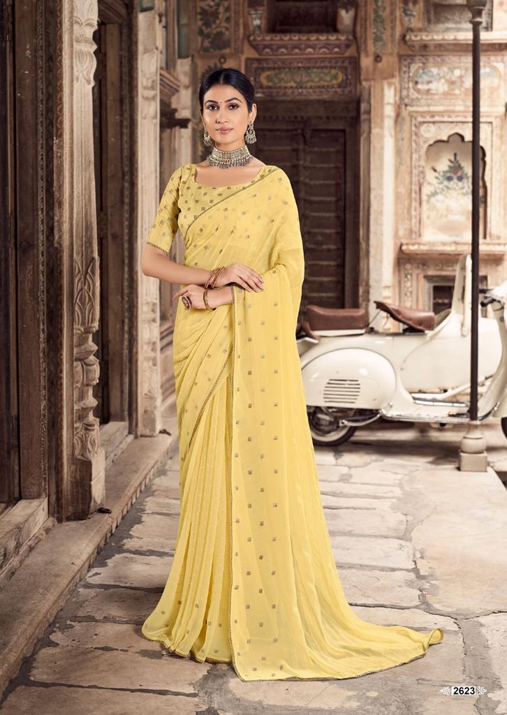 lt kashvi creation gargi georgette decent look saree catalog