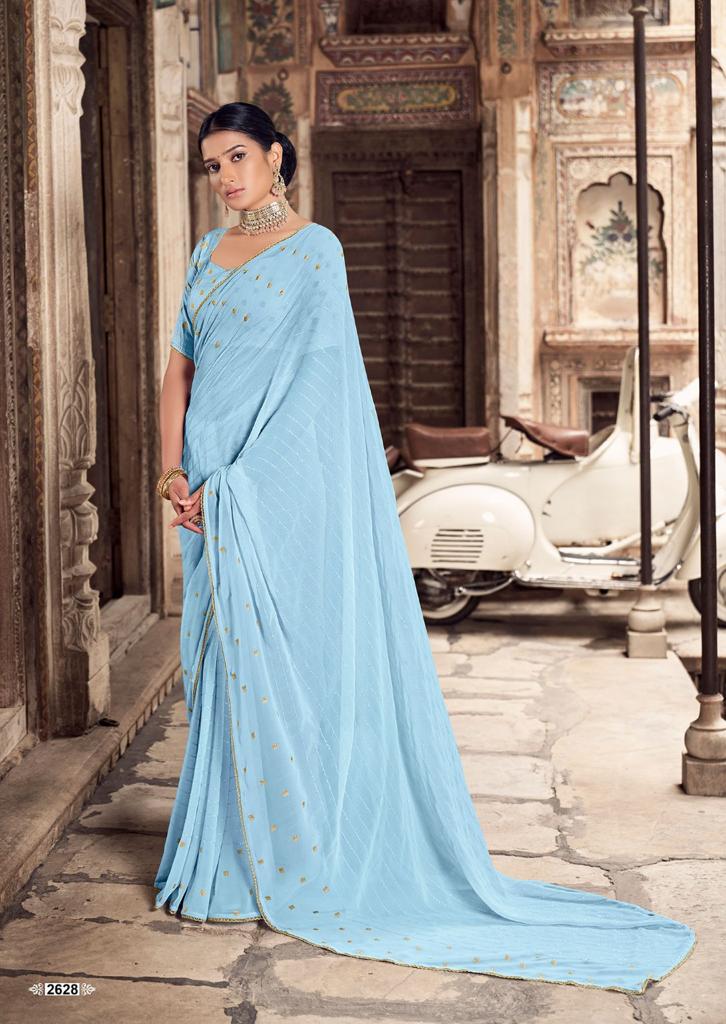 lt kashvi creation gargi georgette decent look saree catalog