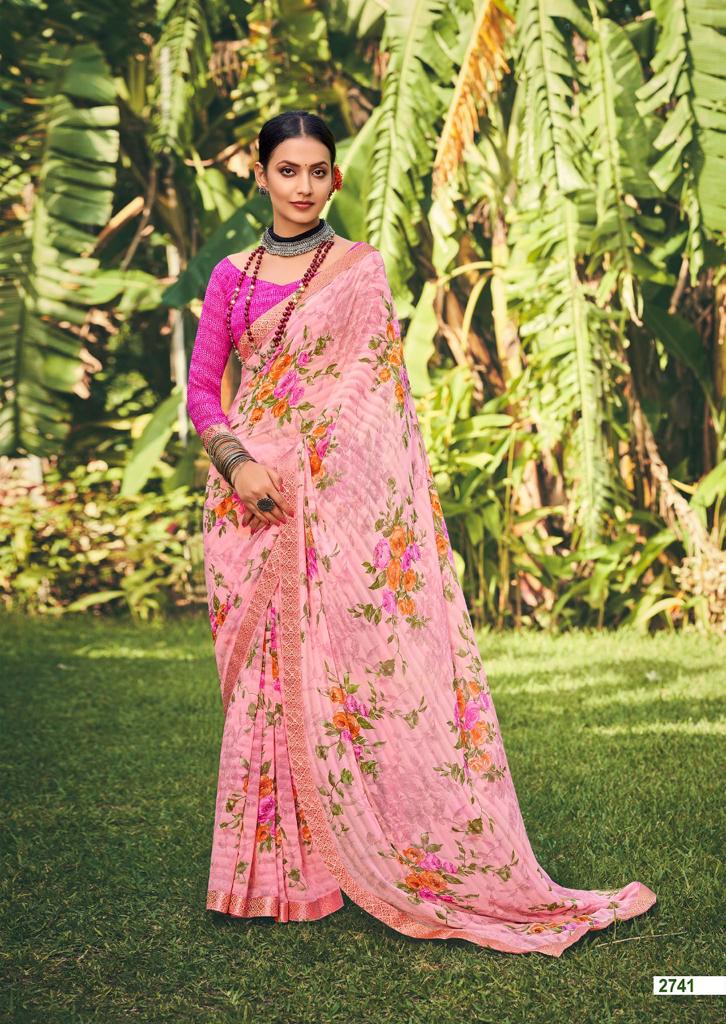 lt kashvi creation hastkala georgette attractive look saree catalog