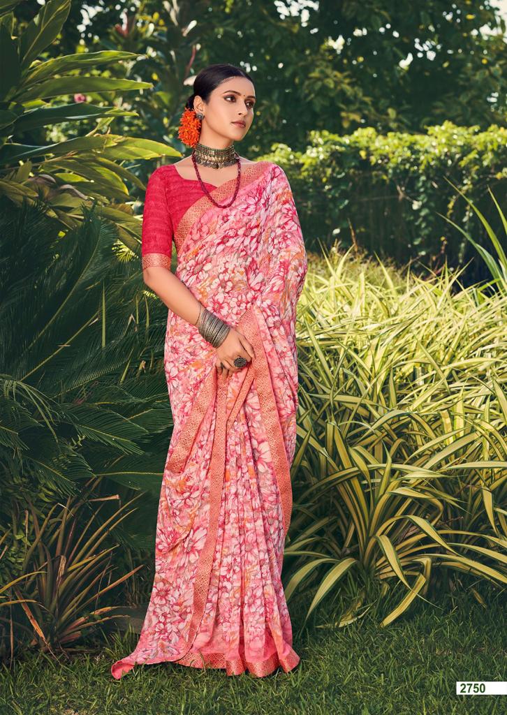 lt kashvi creation hastkala georgette attractive look saree catalog