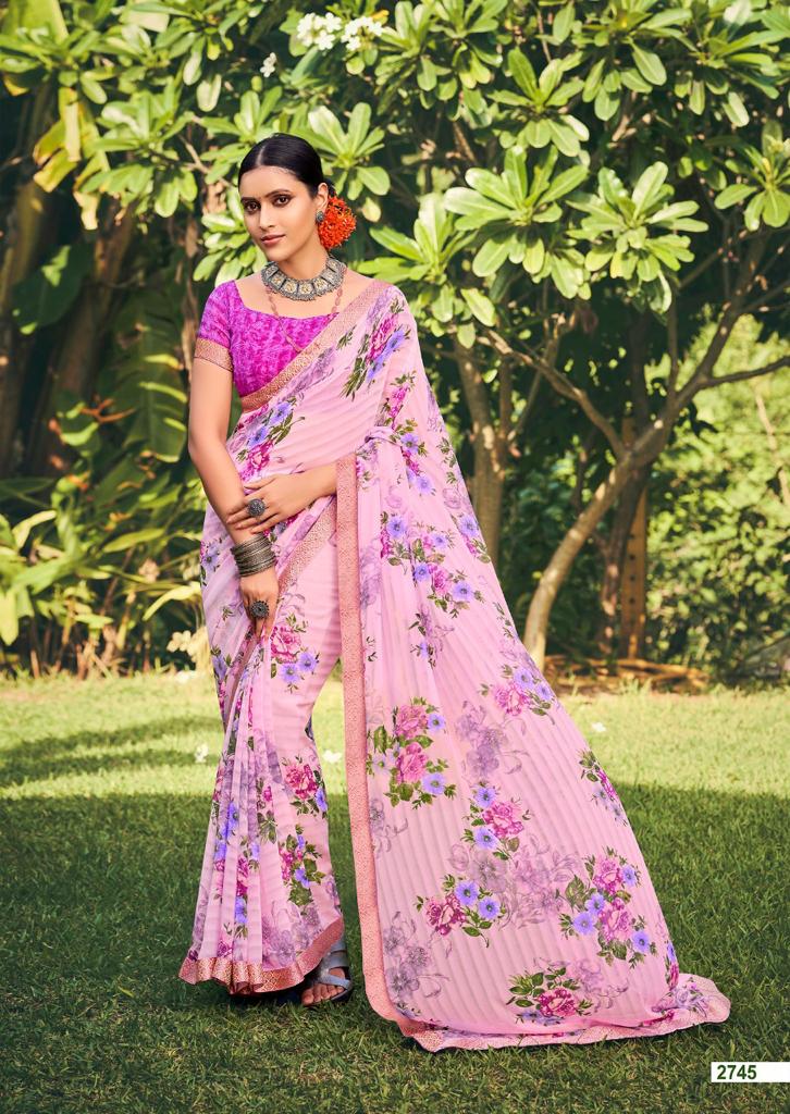 lt kashvi creation hastkala georgette attractive look saree catalog