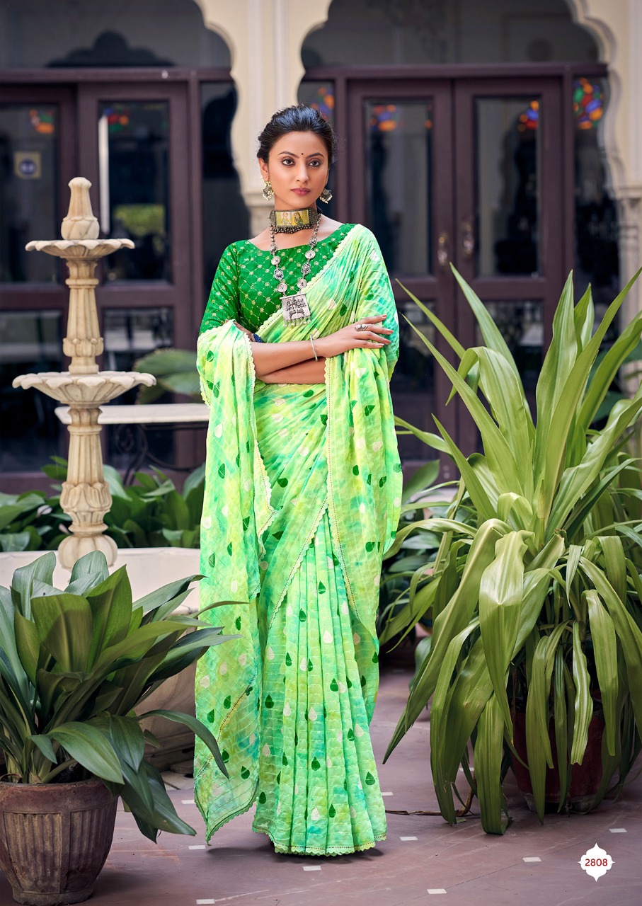 lt kashvi creation hetvi georgette decent look saree catalog