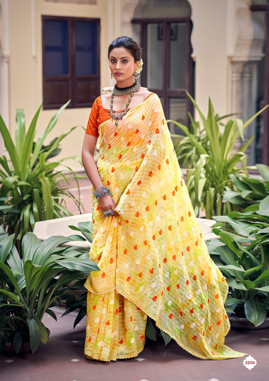 lt kashvi creation hetvi georgette decent look saree catalog