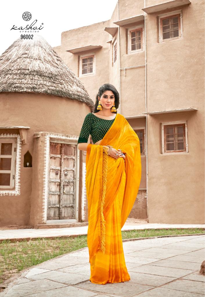 lt kashvi creation jhumri moss zari new and modern style saree catalog