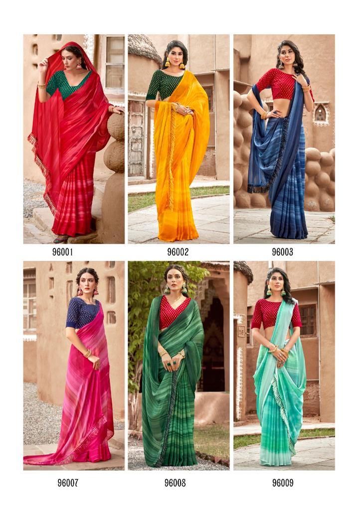 lt kashvi creation jhumri moss zari new and modern style saree catalog