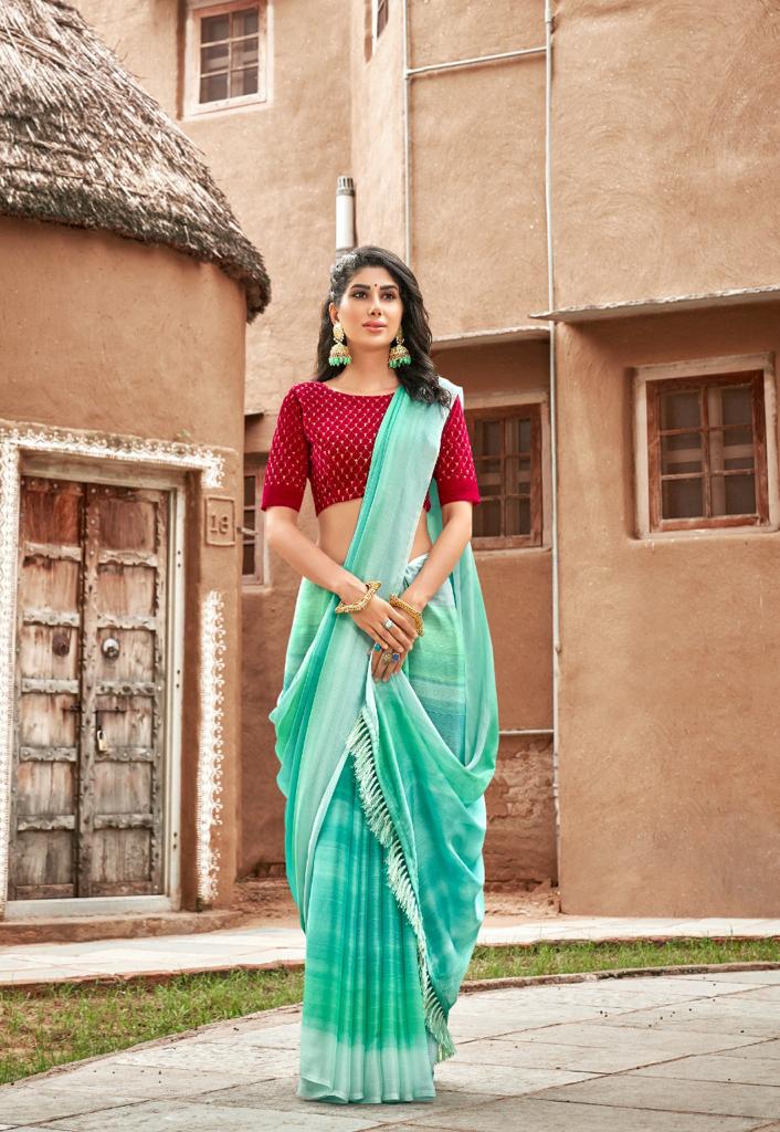 lt kashvi creation jhumri moss zari new and modern style saree catalog