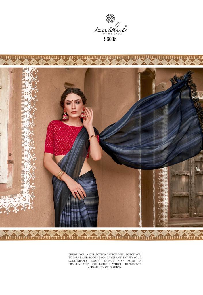 lt kashvi creation jhumri moss zari new and modern style saree catalog