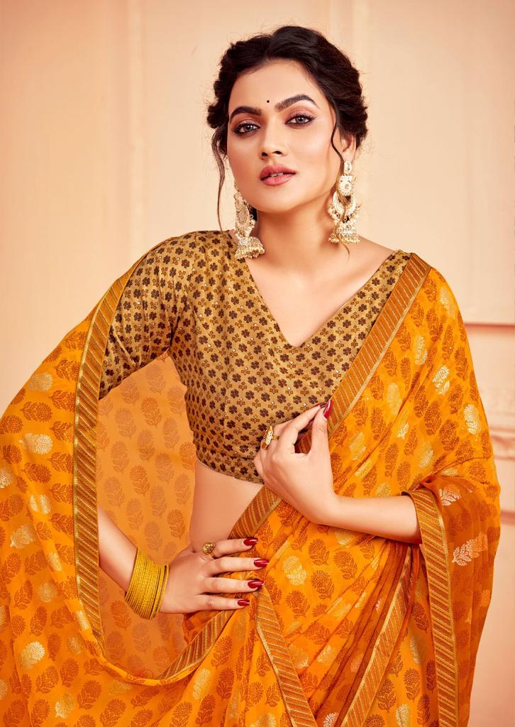 lt kashvi creation mayuri georgette attractive look saree catalog