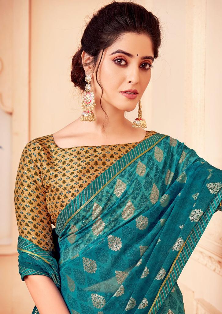 lt kashvi creation mayuri georgette attractive look saree catalog