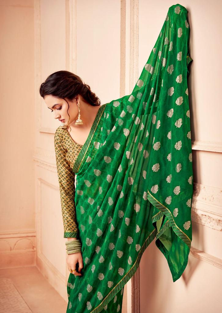 lt kashvi creation mayuri georgette attractive look saree catalog