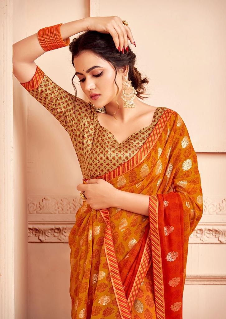 lt kashvi creation mayuri georgette attractive look saree catalog